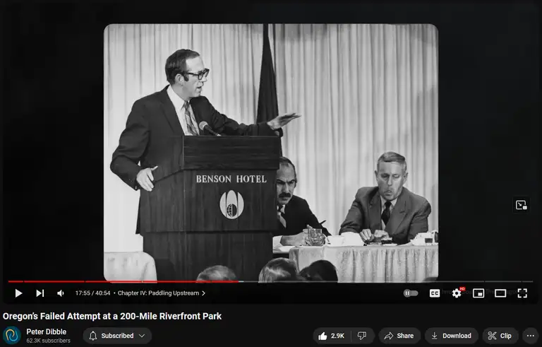 Screenshot from Oregon's Failed Attempt at a 200-Mile Riverfront Park by Peter Dibble